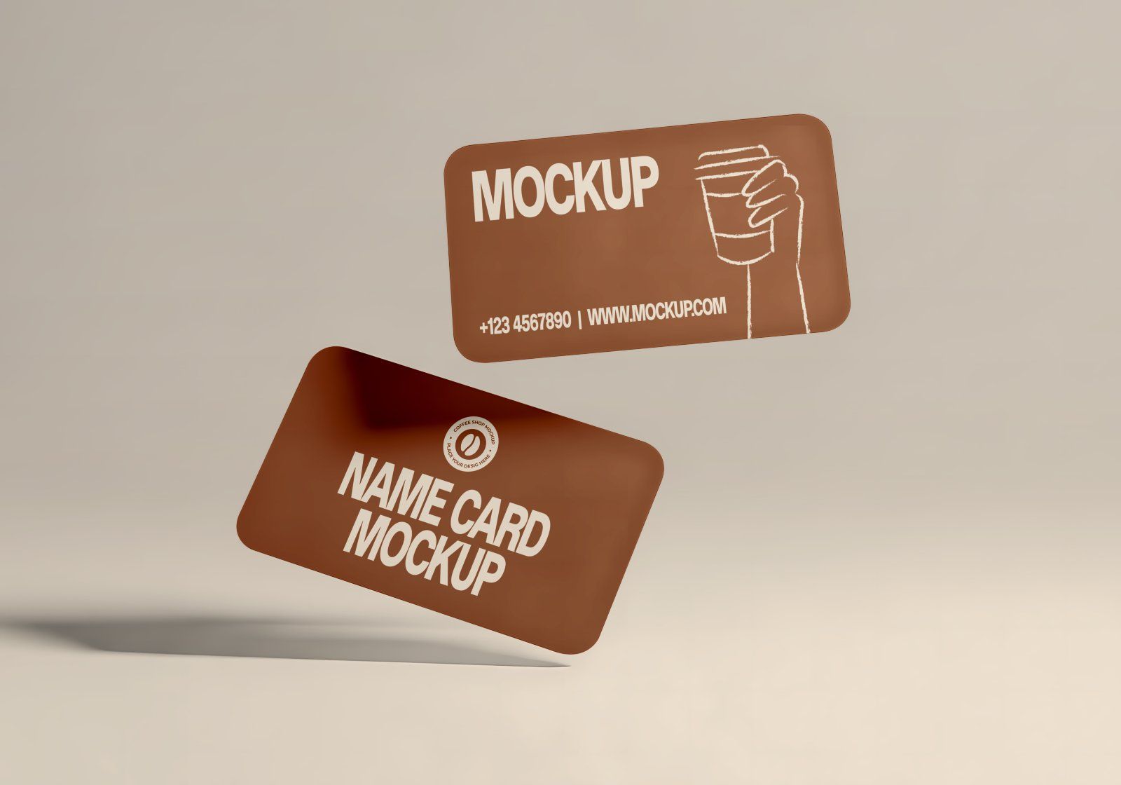 Premium Branding Brown Cafe Coffee Shop Mockup — image 9