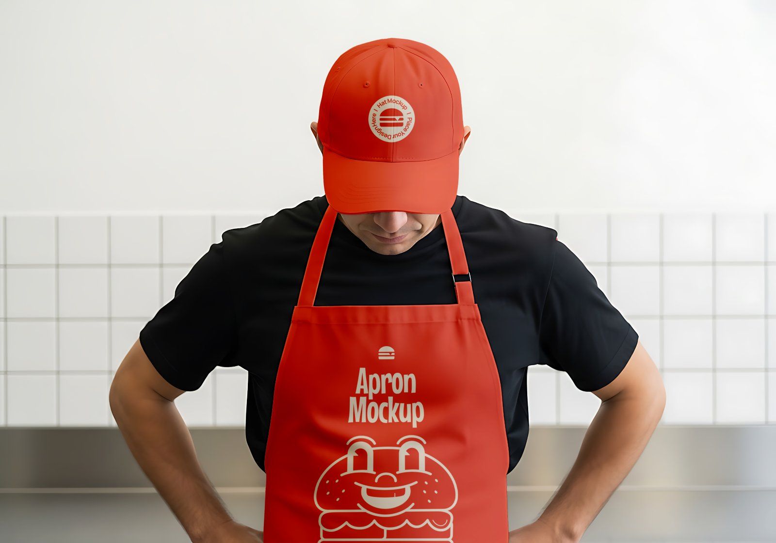 Premium Branding Big Burger Mockup — image 2