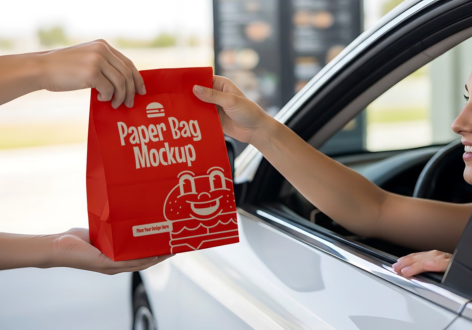 Premium Branding Big Burger Mockup — image 3