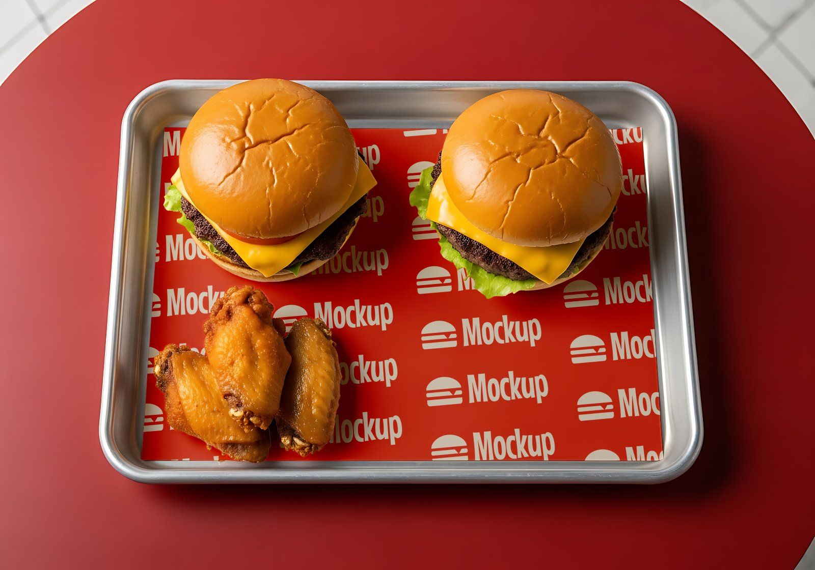 Premium Branding Big Burger Mockup — image 5