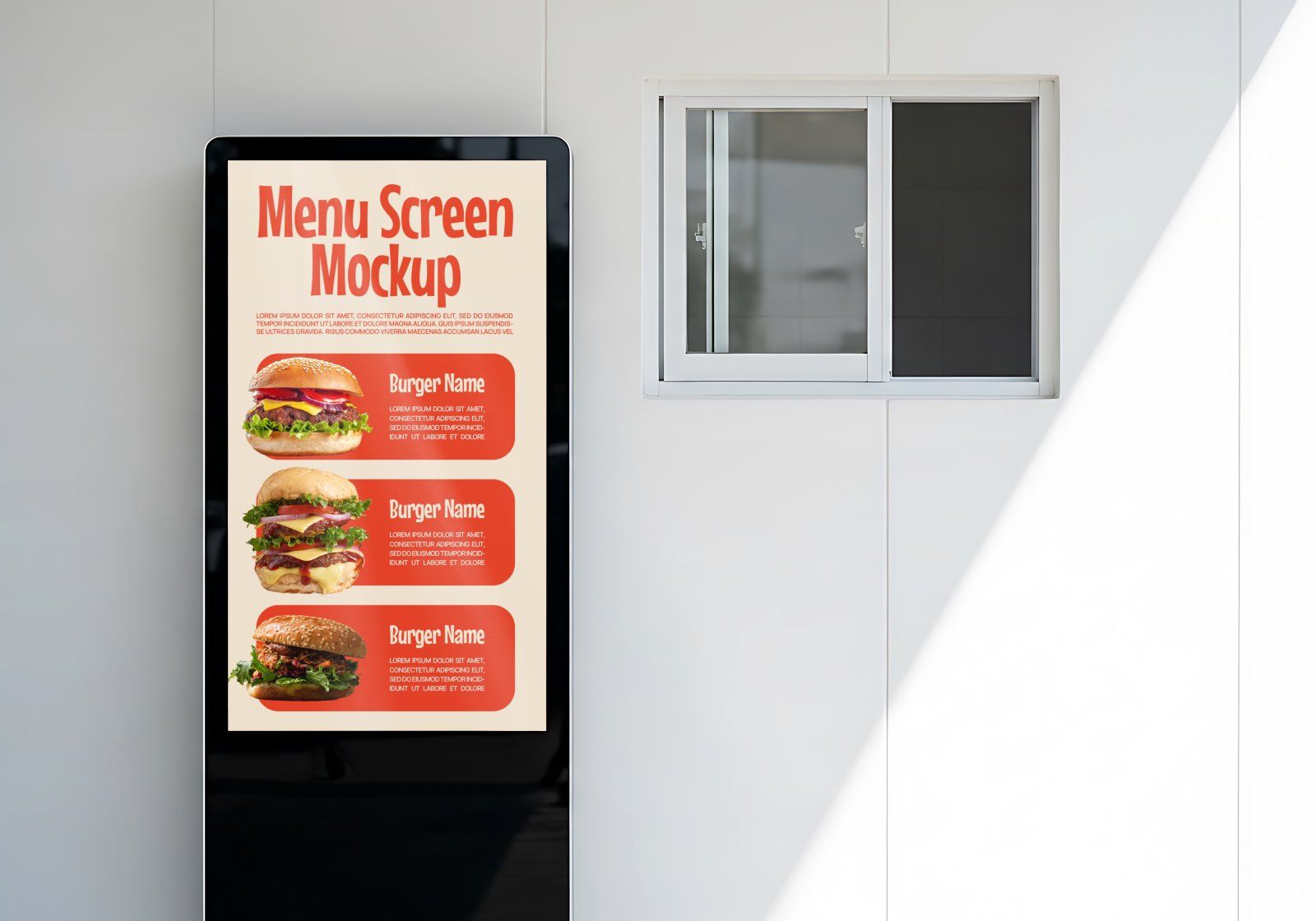 Premium Branding Big Burger Mockup — image 7