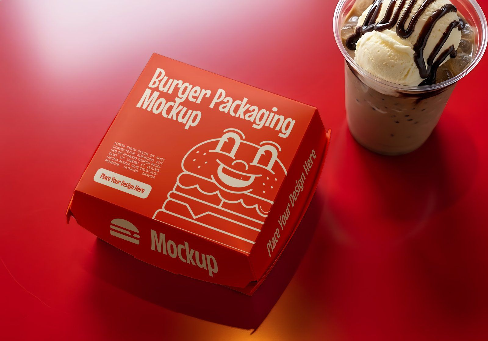 Premium Branding Big Burger Mockup — image 8