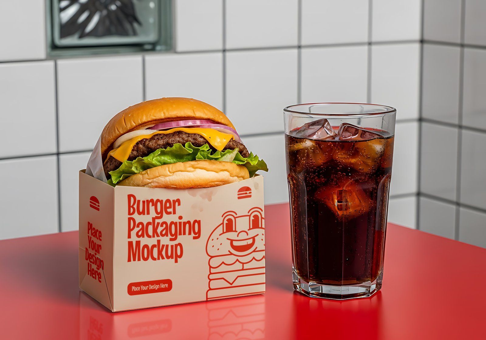 Premium Branding Big Burger Mockup — image 11