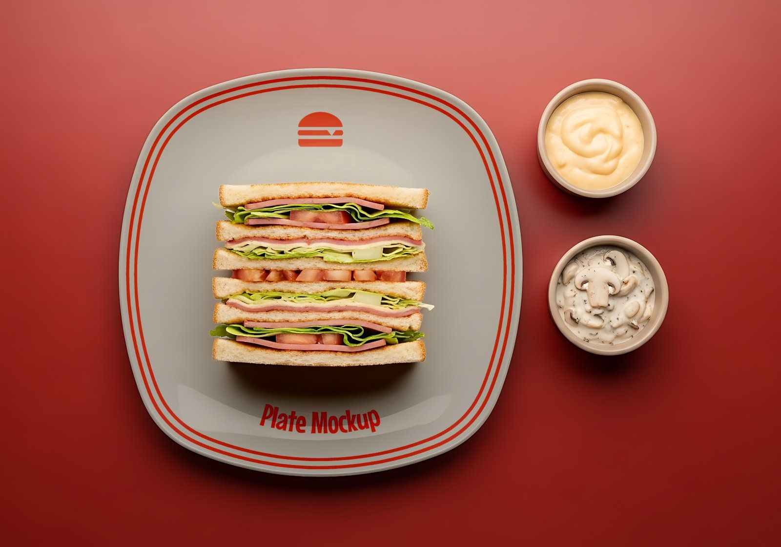 Premium Branding Big Burger Mockup — image 14