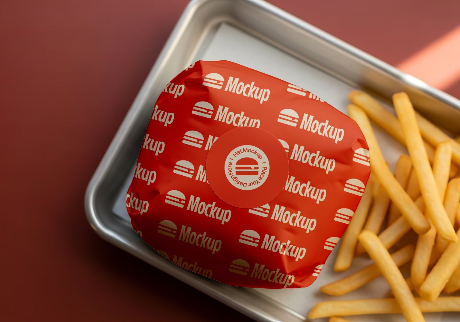 Premium Branding Big Burger Mockup — image 16