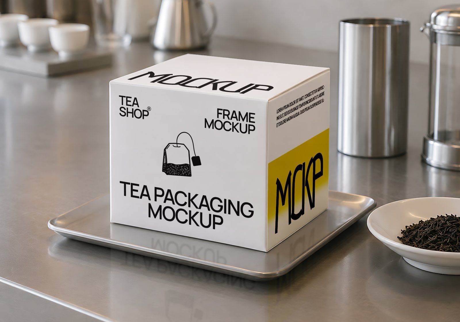 Premium Tea Shop Branding Mockup Bundle – 15 Aesthetic PSD Scenes for Tea House & Artisan Packaging — image 15