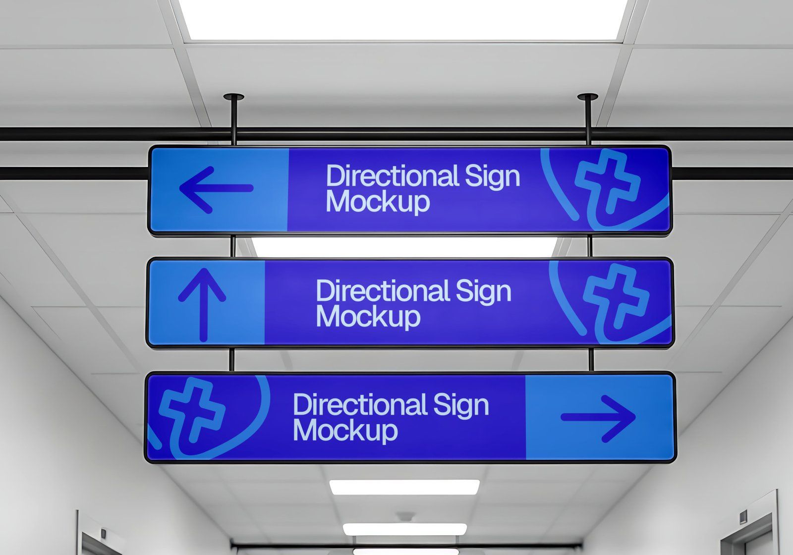 16 PSD Hospital Branding Mockup Kit – Ambulance, Nurse Uniform, Signage, Wayfinding & More — image 9