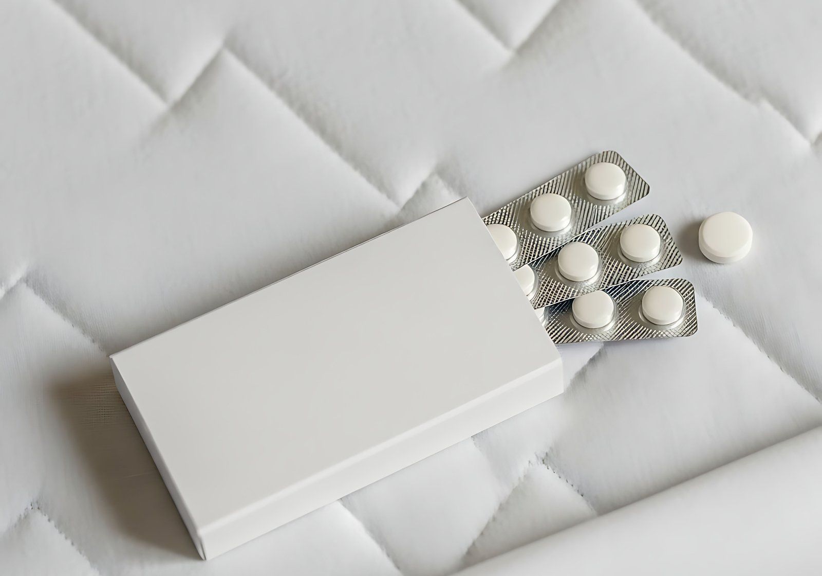 Medicine Packaging Mockup with Pills — image 2