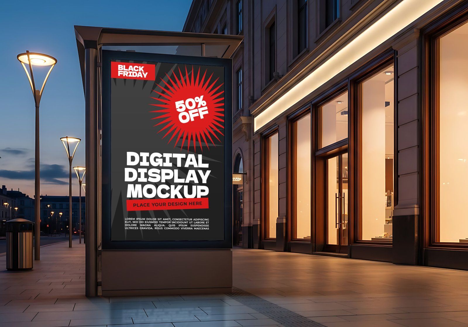 Premium Event Black Friday Mockup — image 12