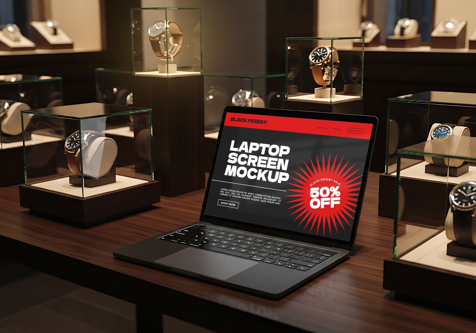 Premium Event Black Friday Mockup — image 13