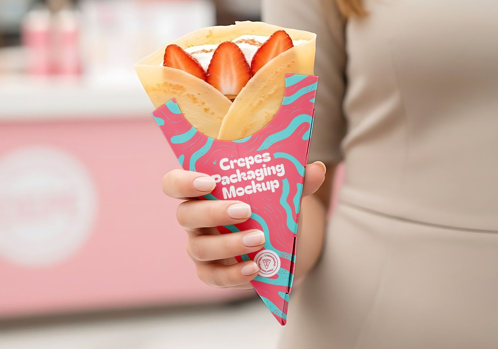 Premium Branding Crepes Mockup — image 5