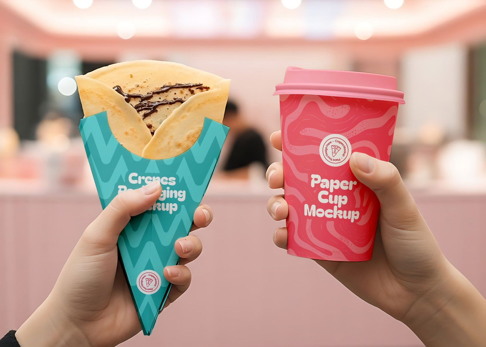 Premium Branding Crepes Mockup — image 11