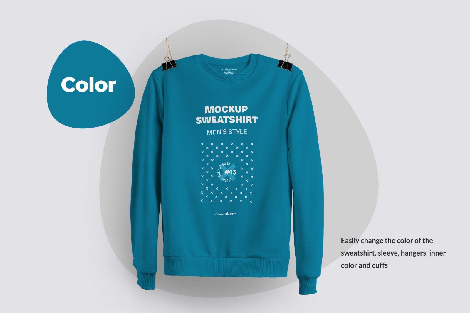 8 Mockups Isolated Sweatshirt — image 2
