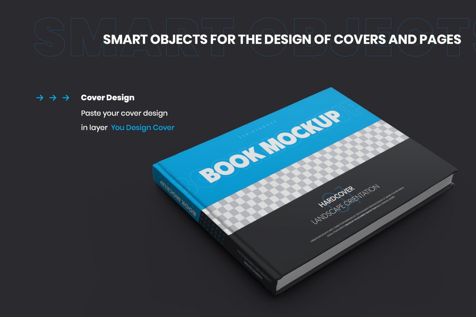 8 Book Mockups Hard Cover Landscape Oriantation. — image 2