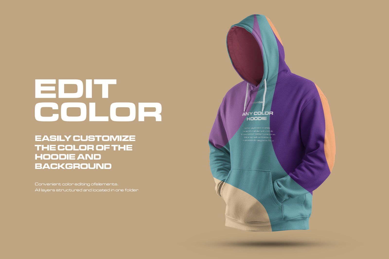 7 Mockups Oversize Hoodie in 3D Style — image 2