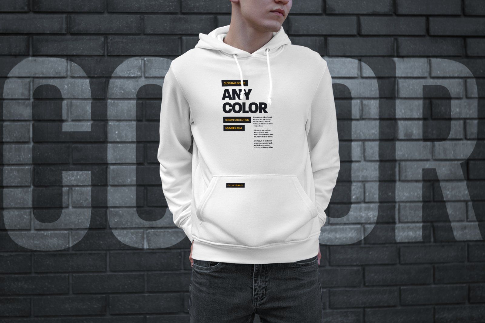 7 Mockups Hoodie on the Man. Urban Style — image 2
