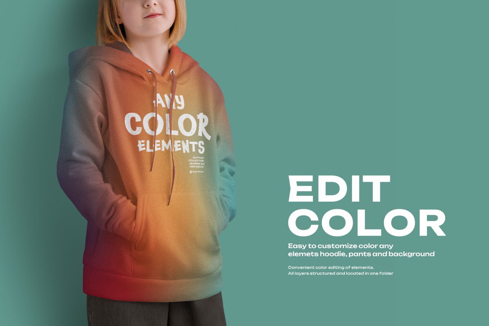 Children’s Hoodie Mockup – Vol. 02 — image 2