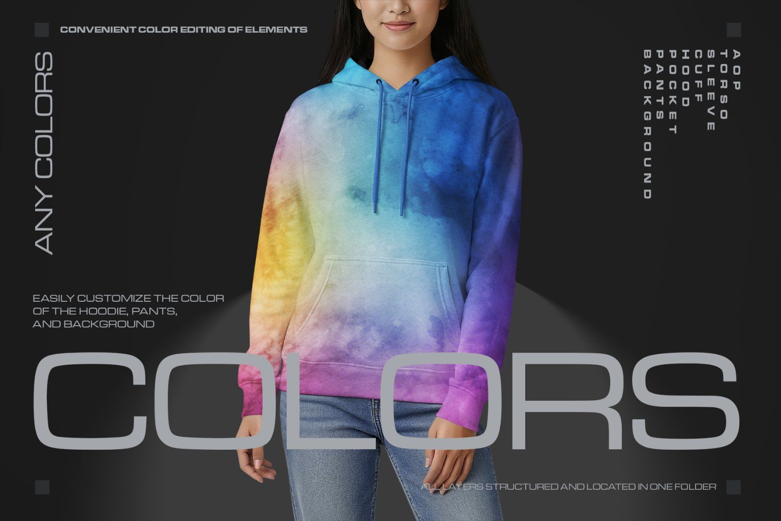 Women Hoodie Mockup Set Asian Model Studio. Generated Ai — image 2