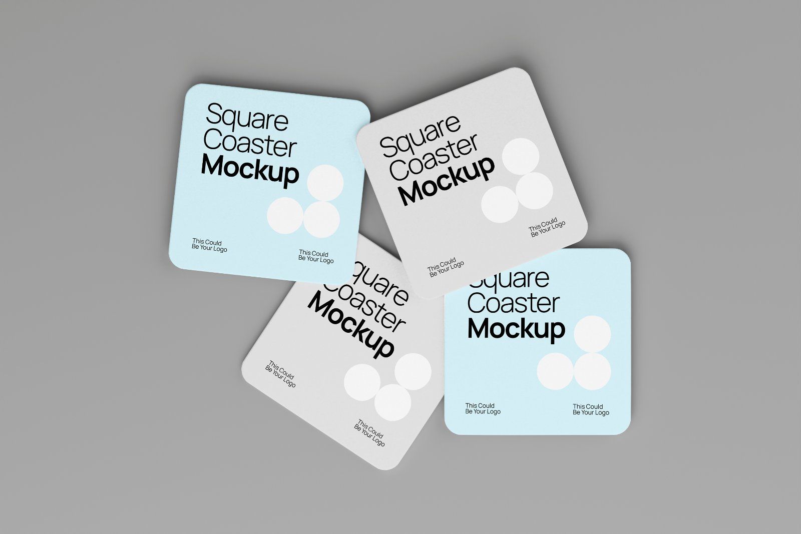 Square Coaster Mockup — image 3