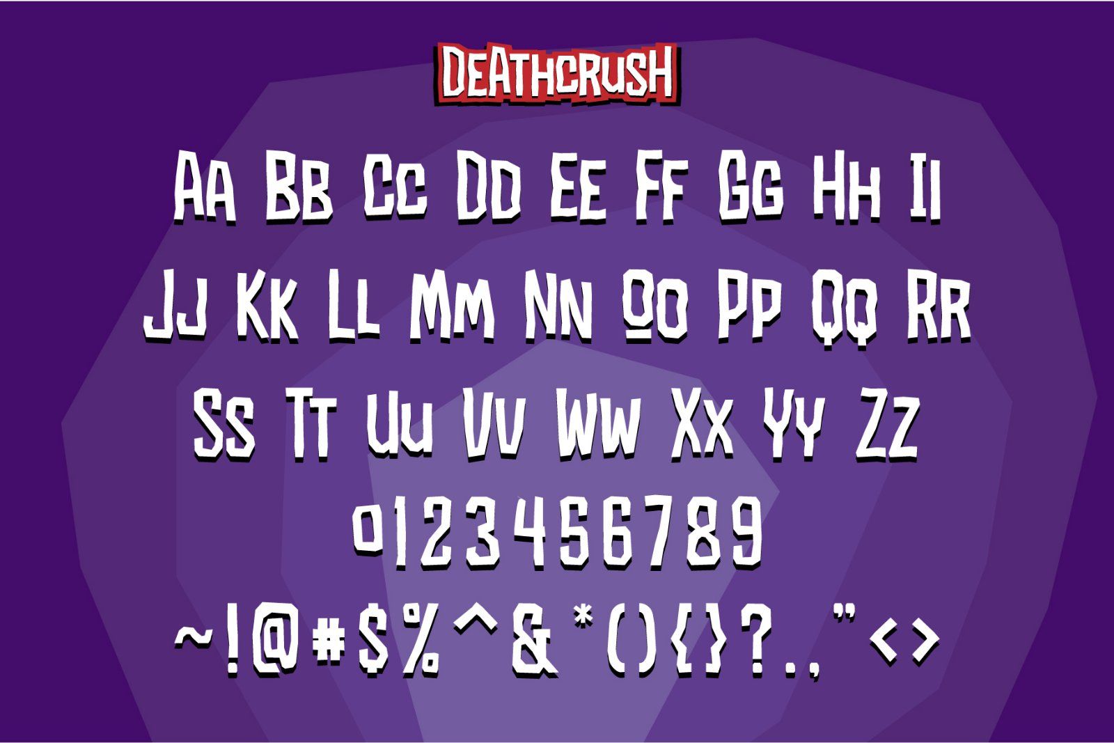 Deathcrush - Display Halloween Font — image 3