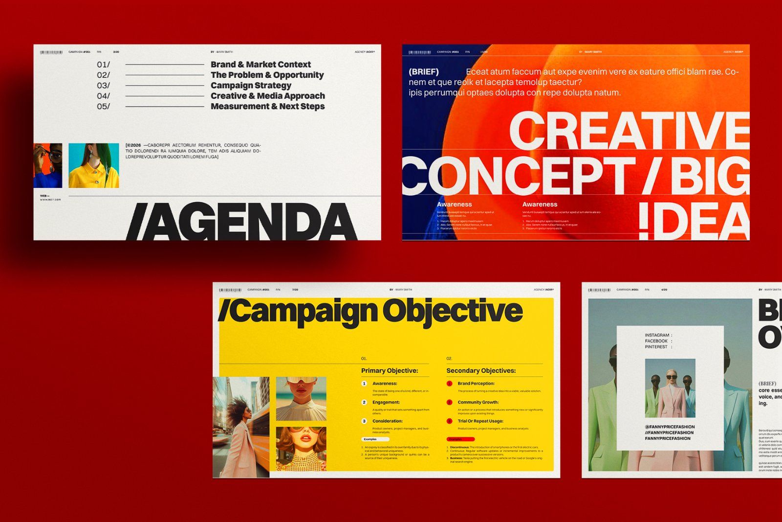 Creative Brief Campaign Presentation Template — image 4