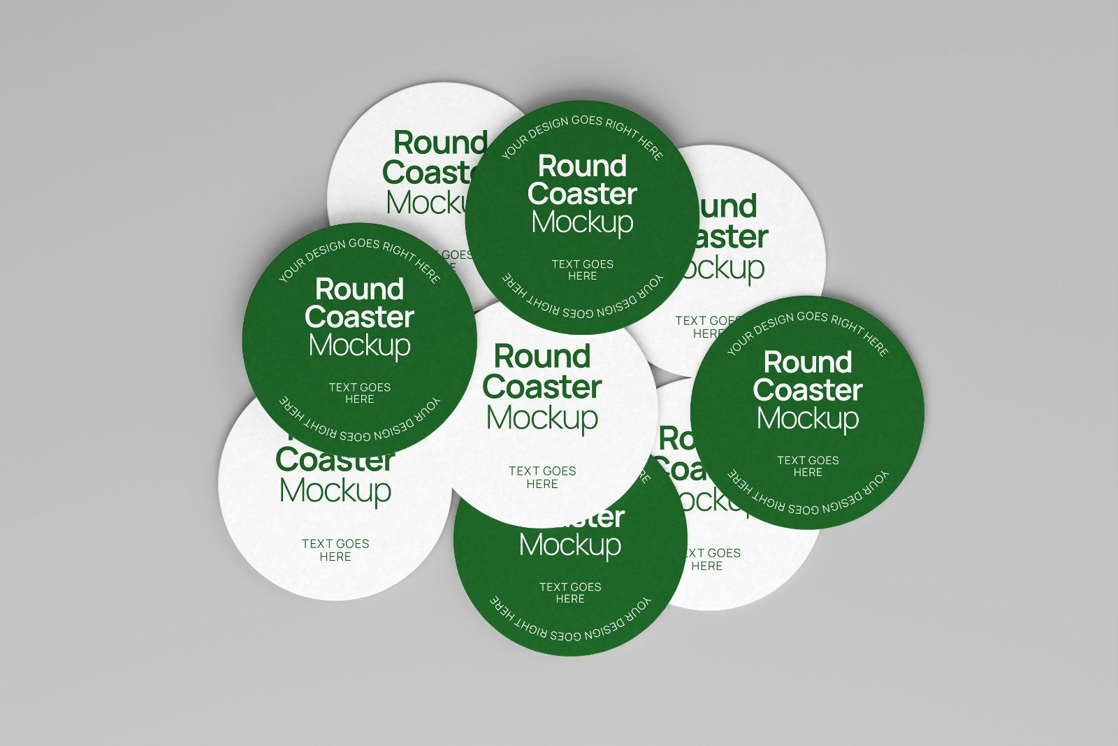 Round Coaster Mockup — image 3