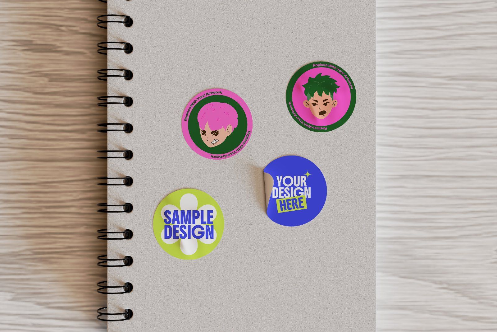 Sticker Book Mockup — image 3