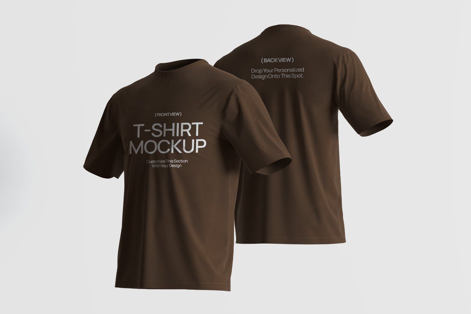 T-Shirt (Front & Back) Mockup — image 3