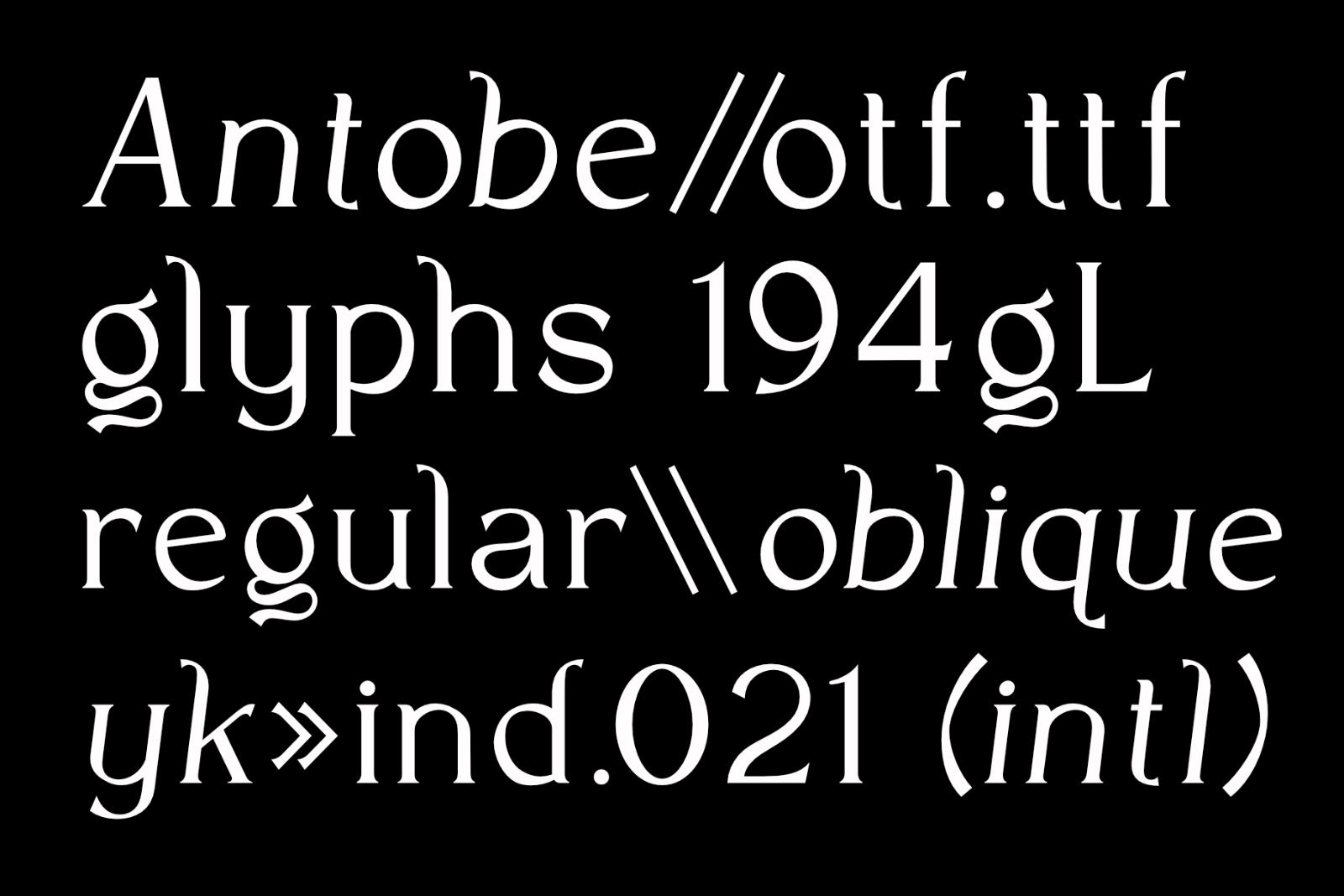 Antobe – Modern Serif — image 3