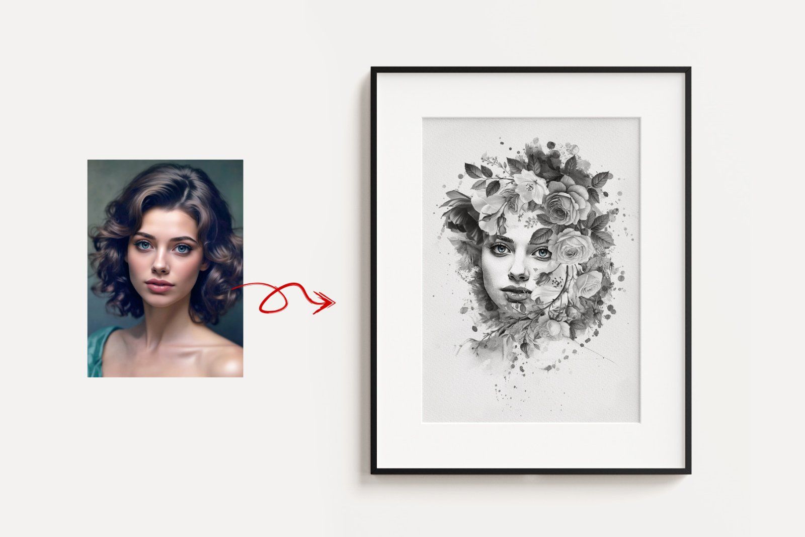 Flower Decoration Photo Template — image 4