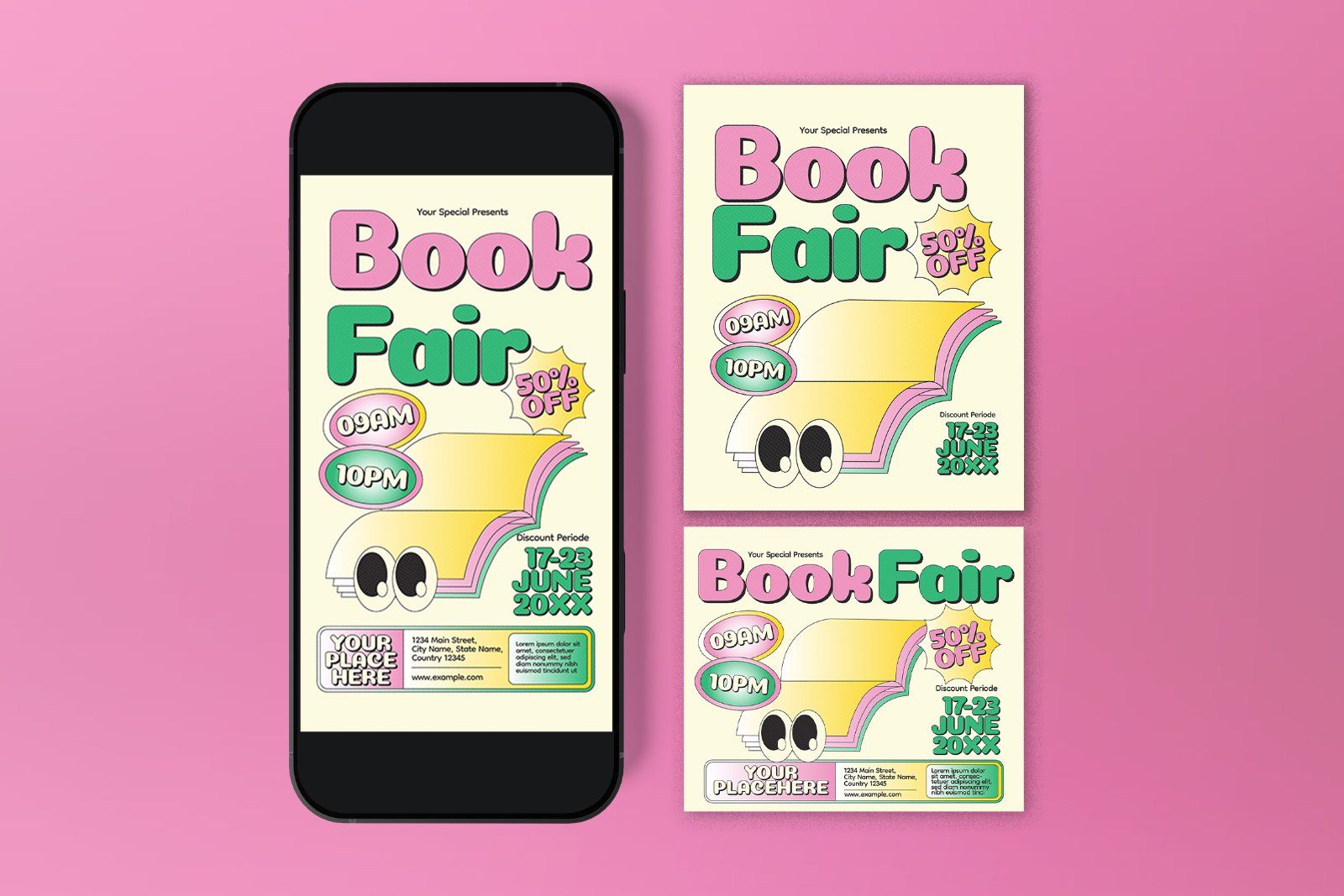 Book Fair Flyer Set — image 3
