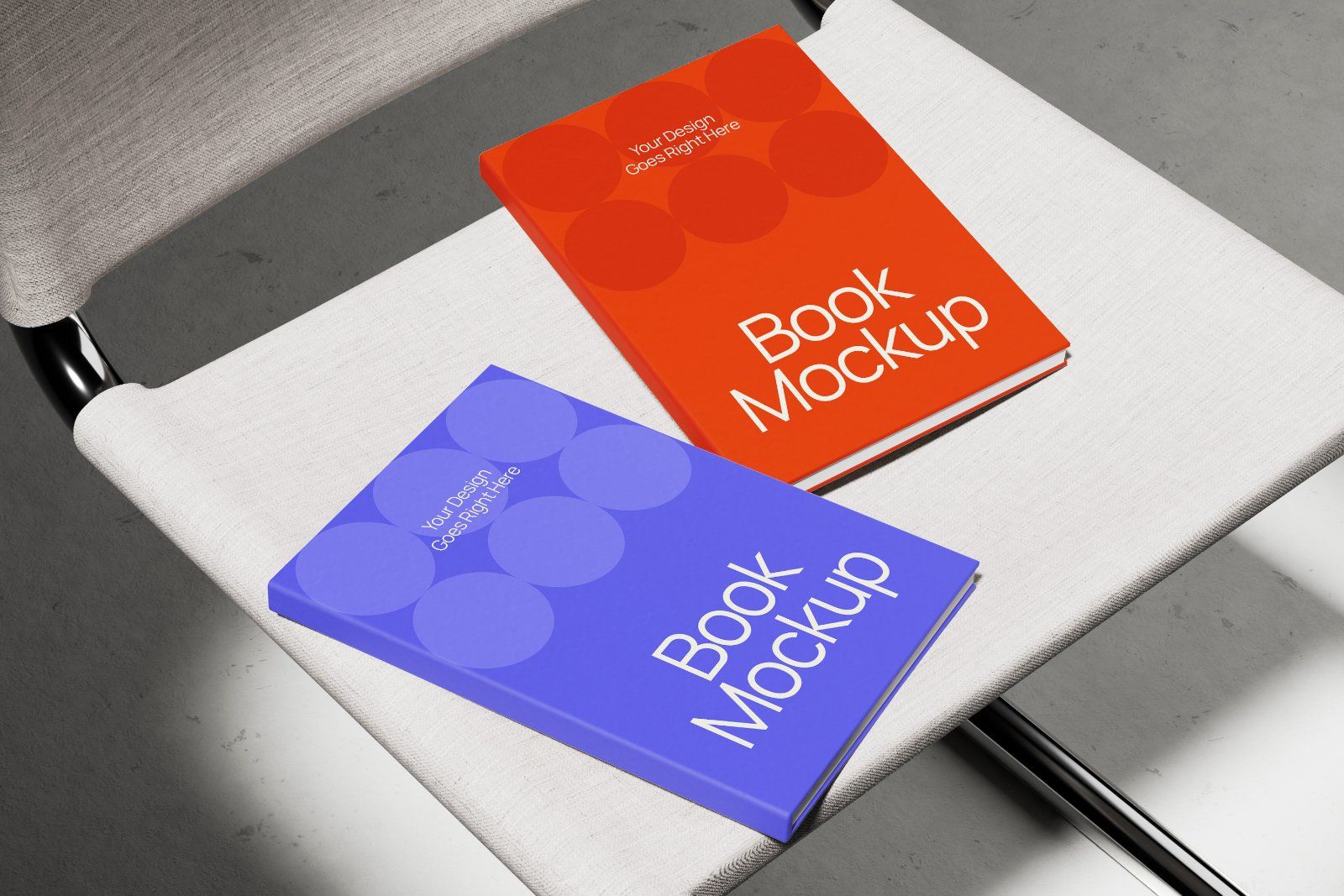 A4 Book On Chair Mockup — image 3