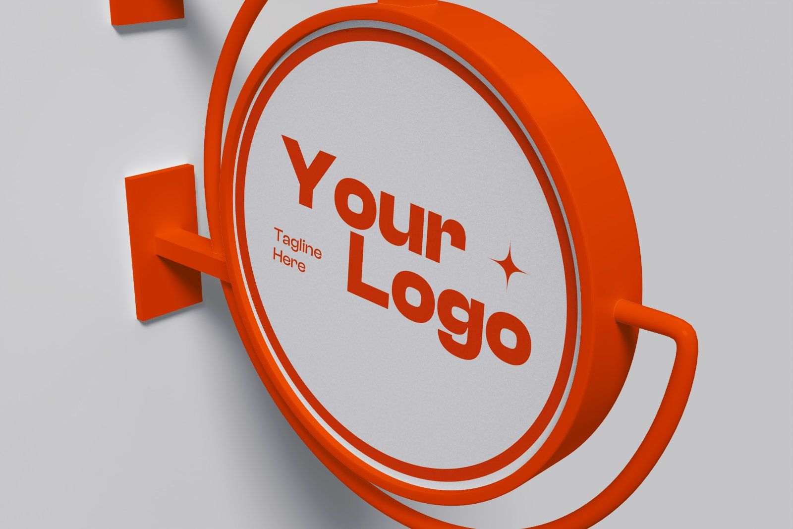 Rounded Sign Mockup — image 3