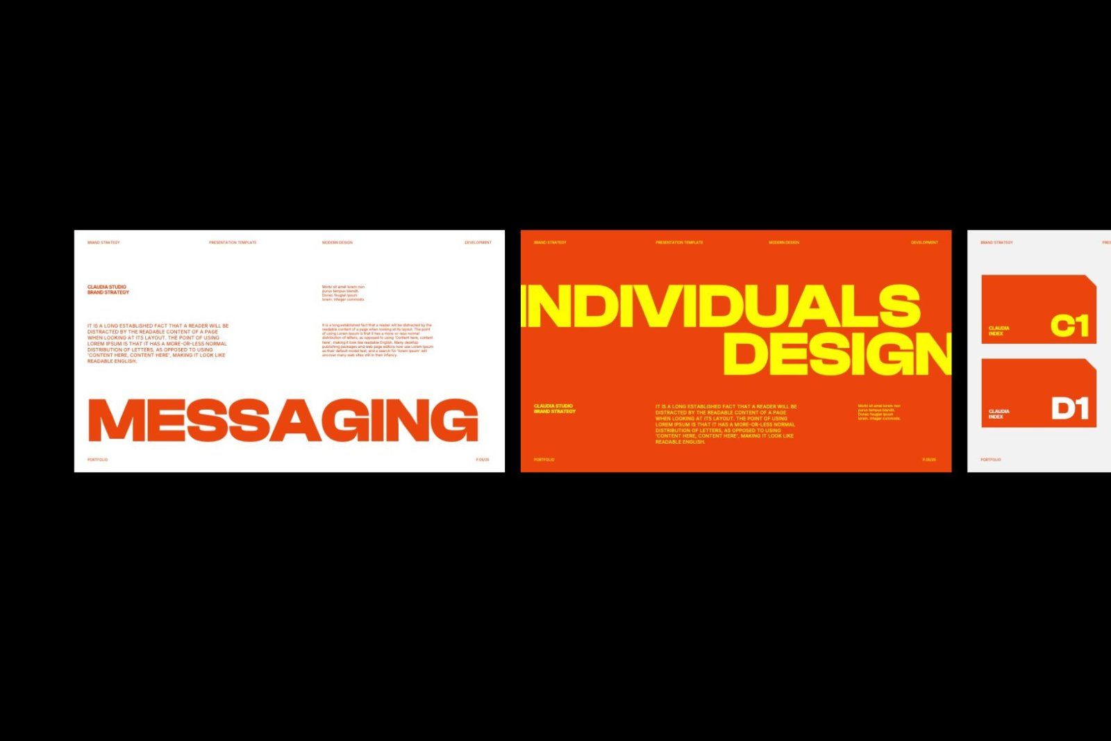 Claudia - Brand Identity Google Slides — image 4