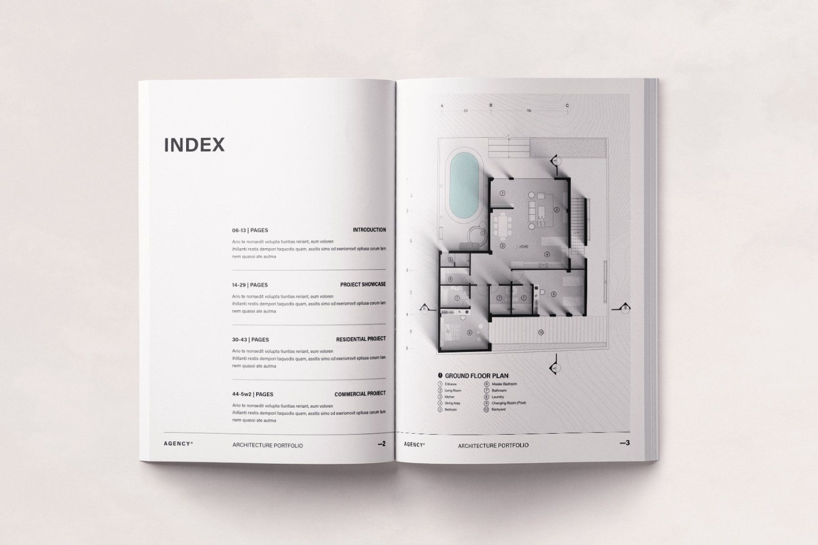 Architecture Sketch Design Portfolio Template — image 3