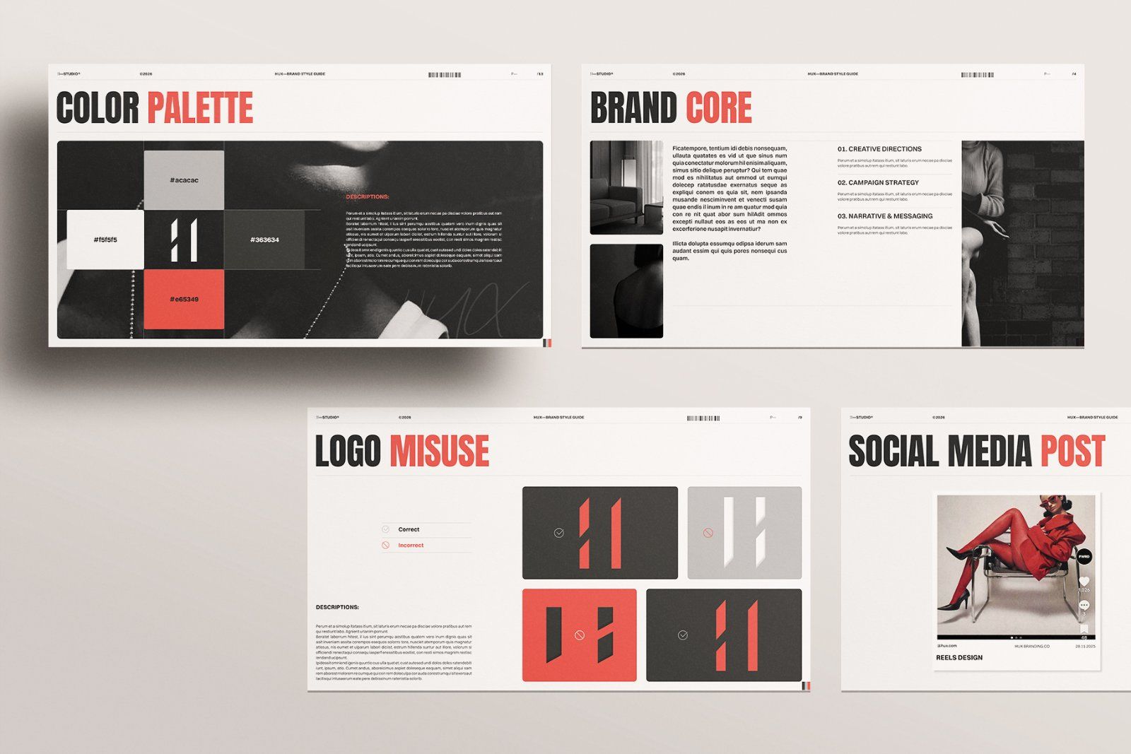 Brand Guidelines Presentation Design Template — image 4