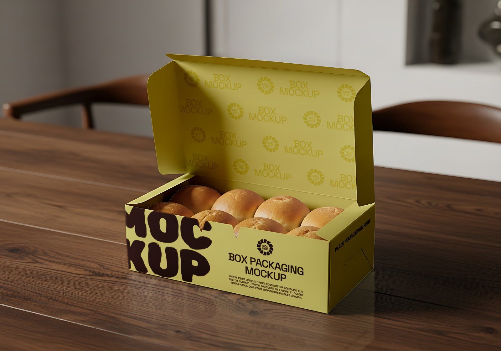 Premium Branding Brown Bakery Store Mockup — image 2