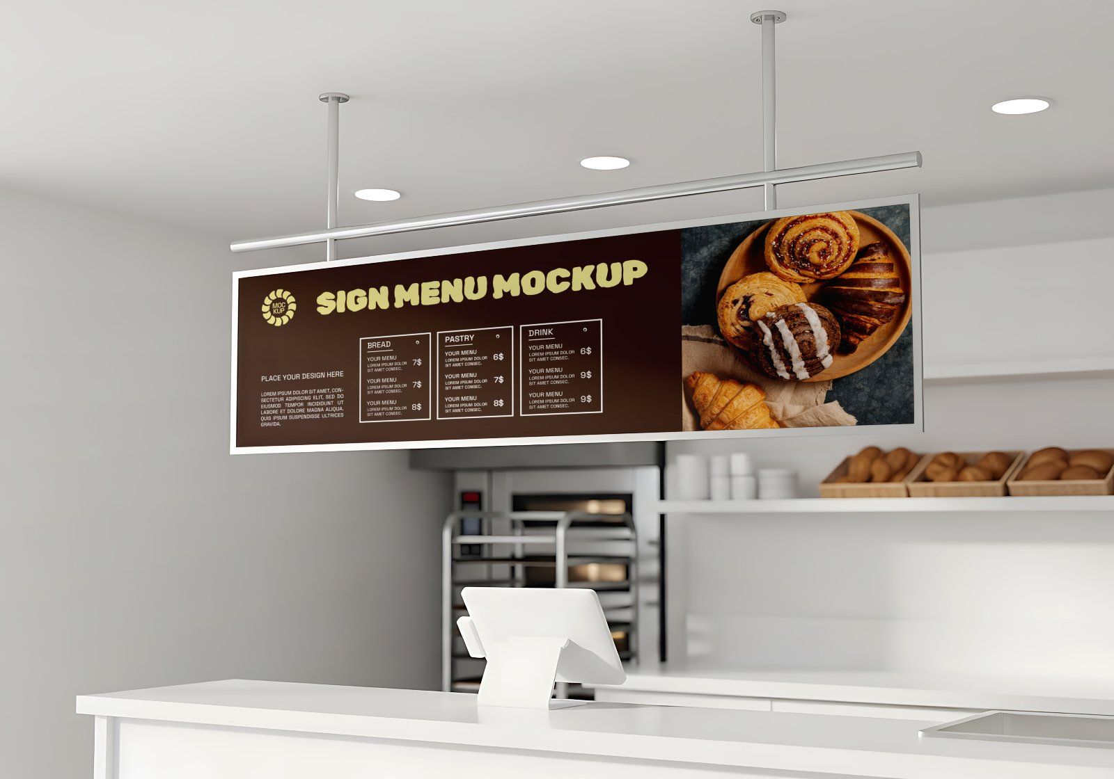 Premium Branding Brown Bakery Store Mockup — image 4