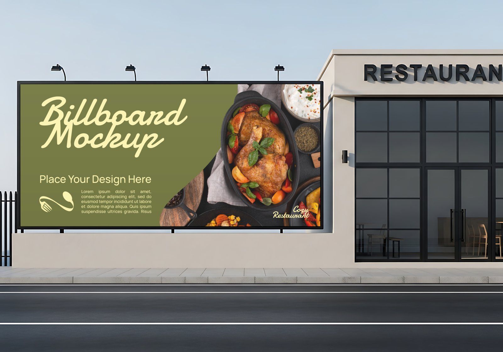 Premium Branding Restaurant Mockup — image 9