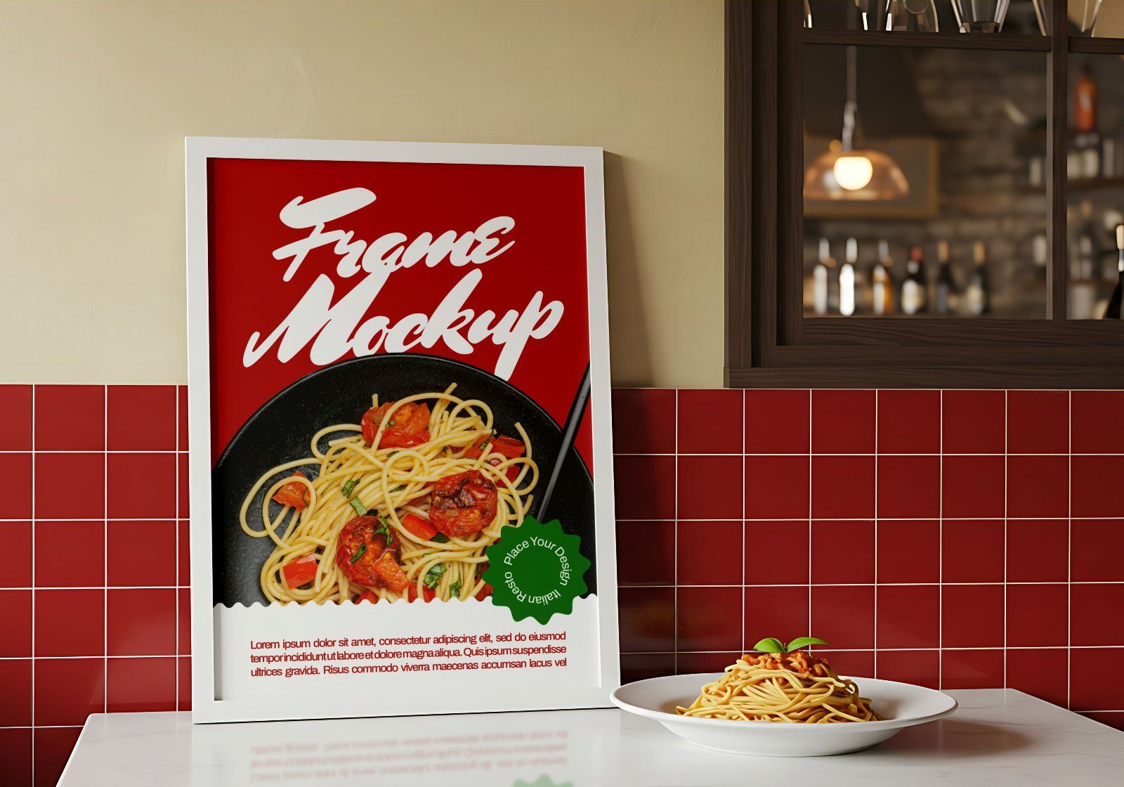 15 Premium Italia Pasta Resto Mockup Collection — image 7