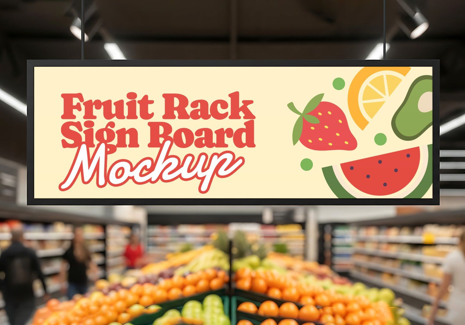Fruit Market Mockup Kit – Juice Can, Plastic Bag, Price Tag, Cart, Uniform & More — image 4