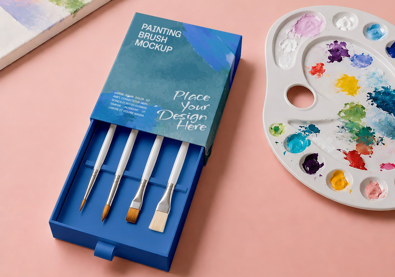 Premium Art Studio & Painting Mockup Bundle – 15 Creative PSD Scenes for Artists, Fine Art Branding — image 17