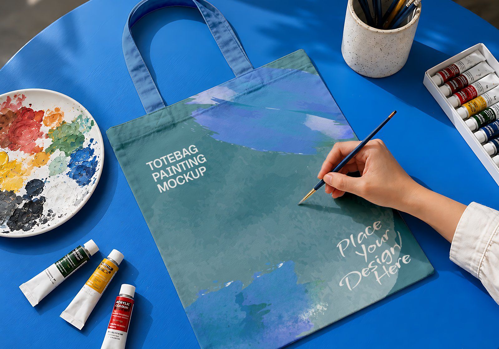 Premium Art Studio & Painting Mockup Bundle – 15 Creative PSD Scenes for Artists, Fine Art Branding — image 10