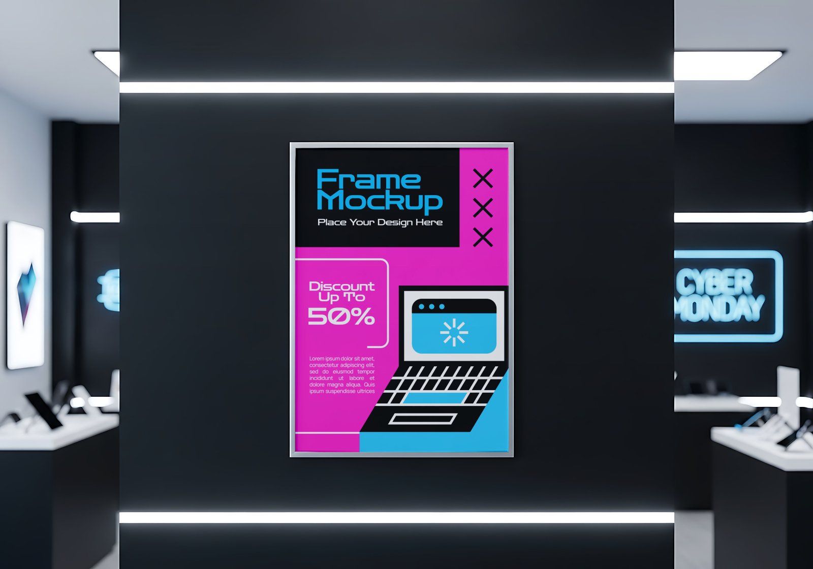 Premium Event Cyber Monday Mockup — image 2