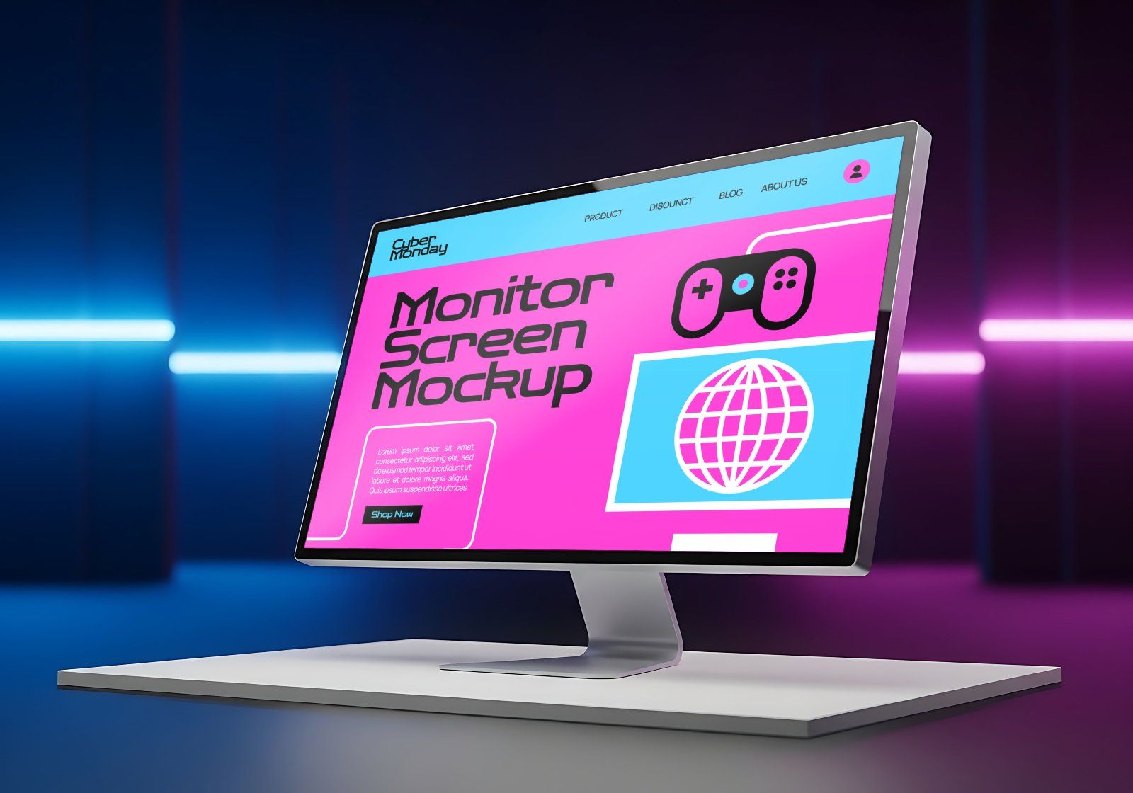 Premium Event Cyber Monday Mockup — image 4