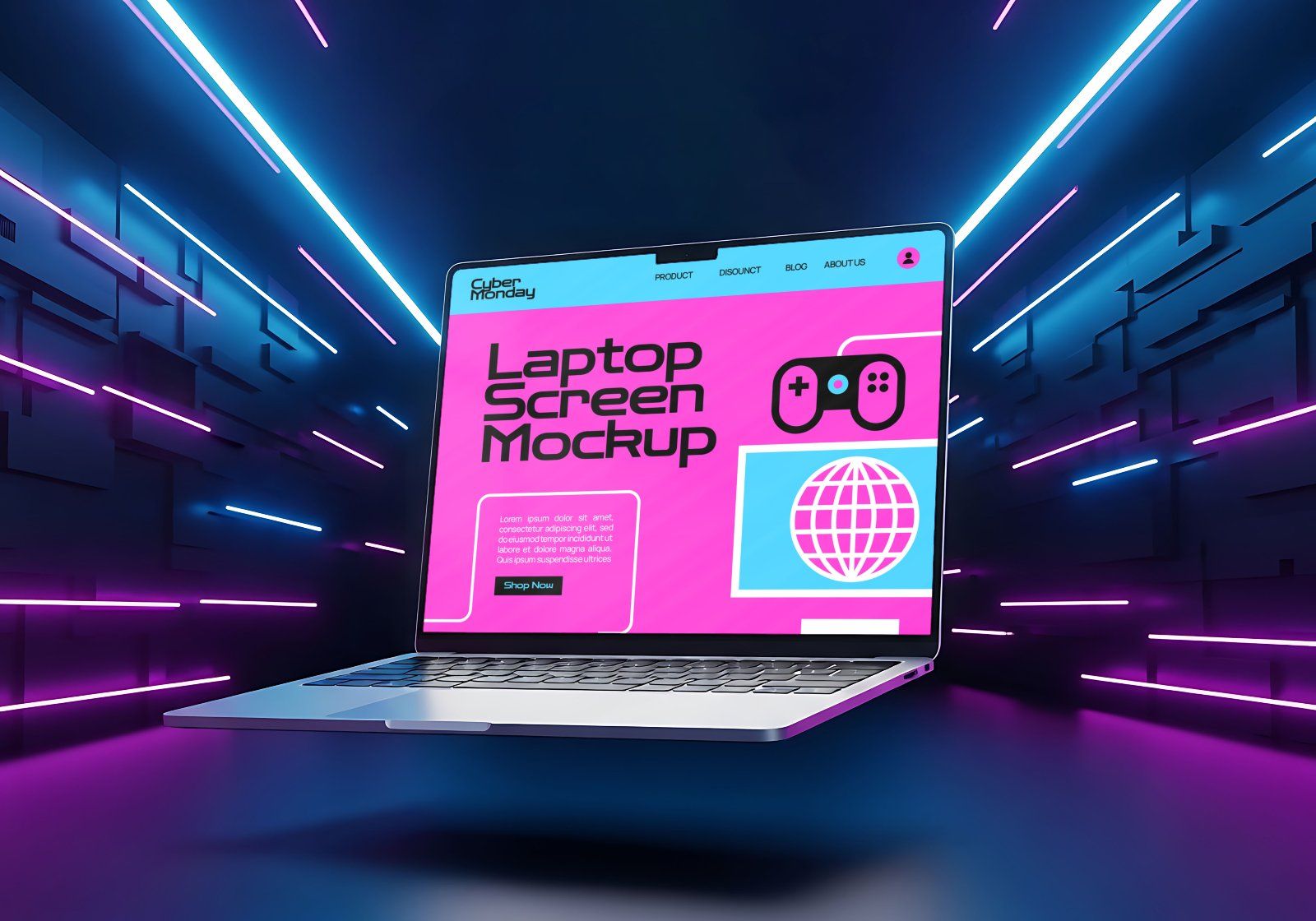 Premium Event Cyber Monday Mockup — image 6