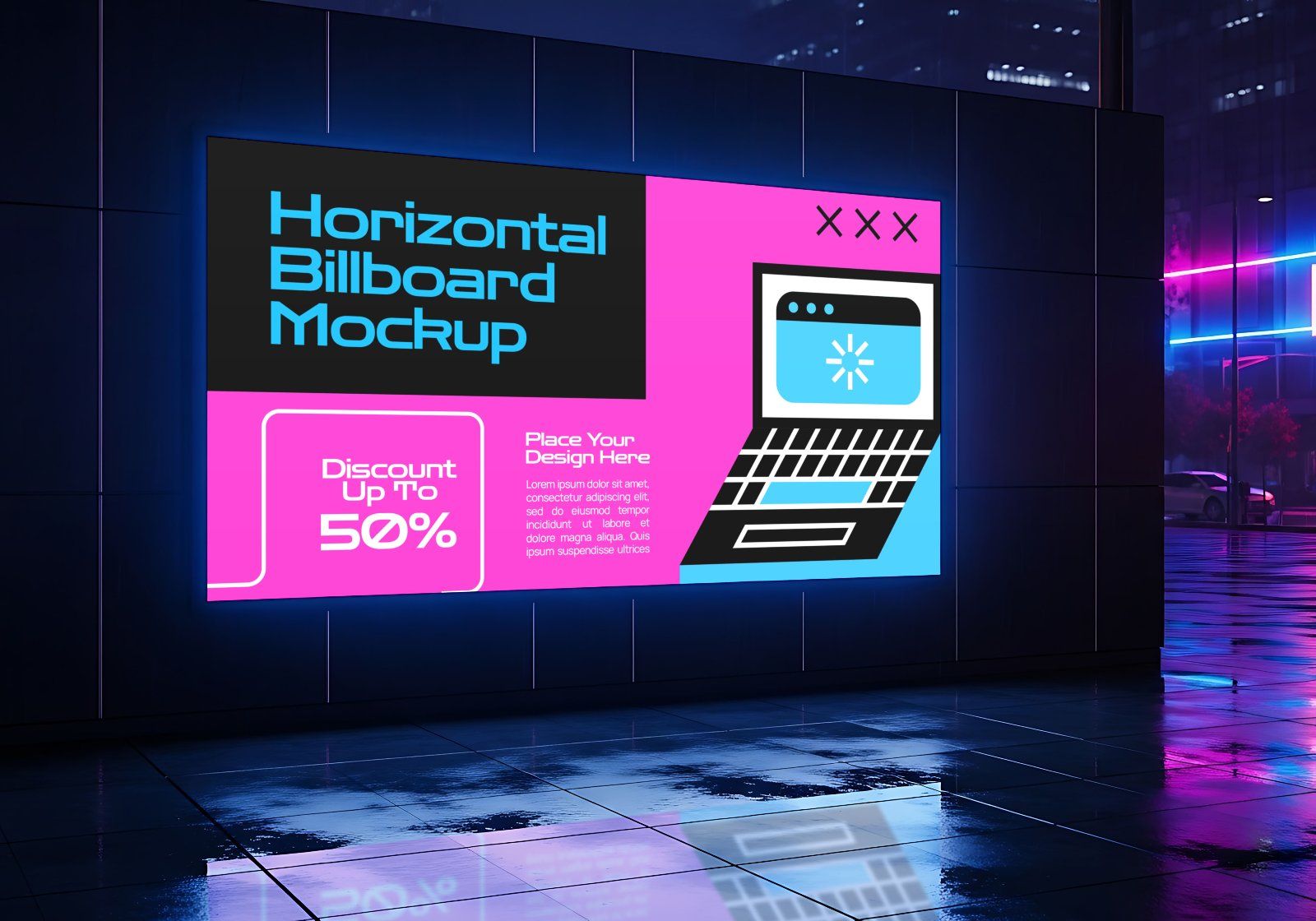 Premium Event Cyber Monday Mockup — image 8