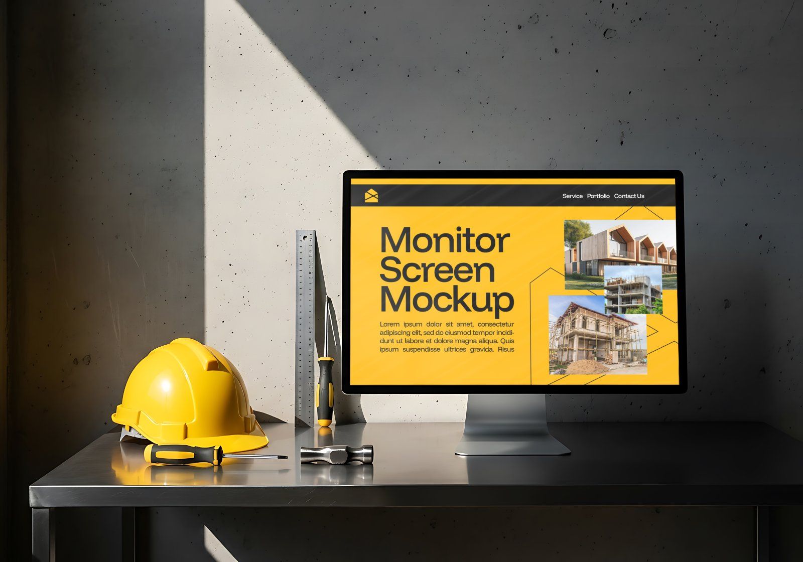 Consulting Architect Mockup Bundle – 15 PSD Templates for Construction & Industrial Branding — image 10