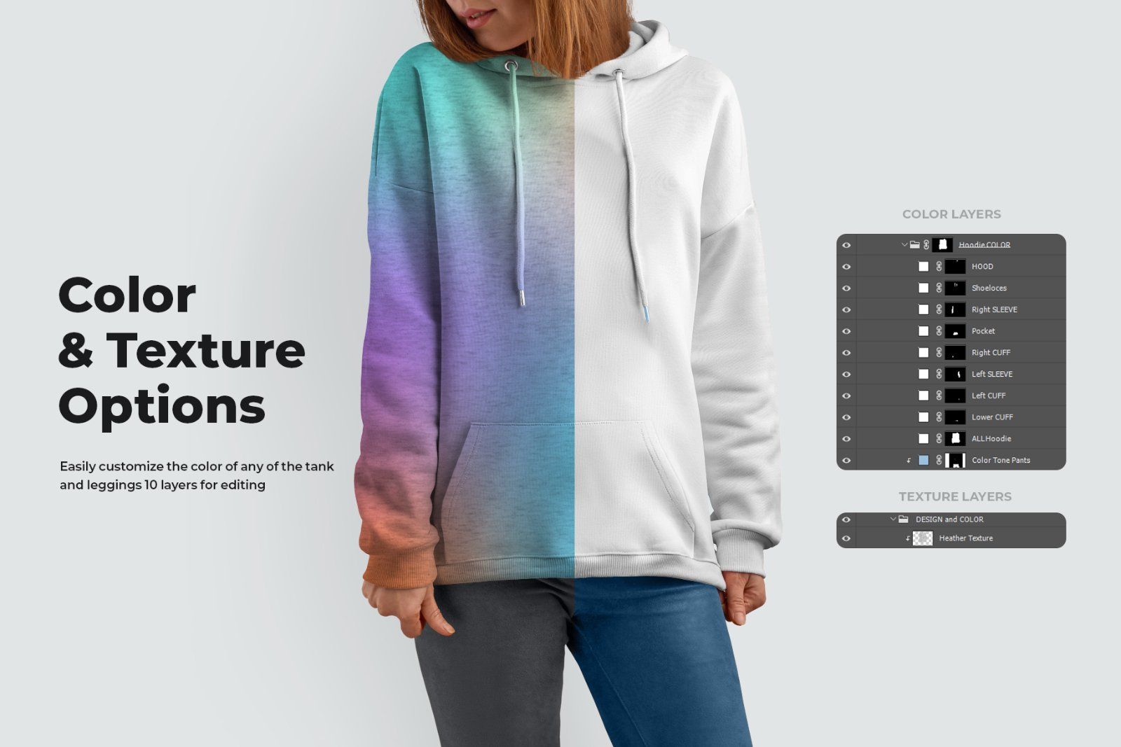 8 Mockups Woman Hoodie — image 3