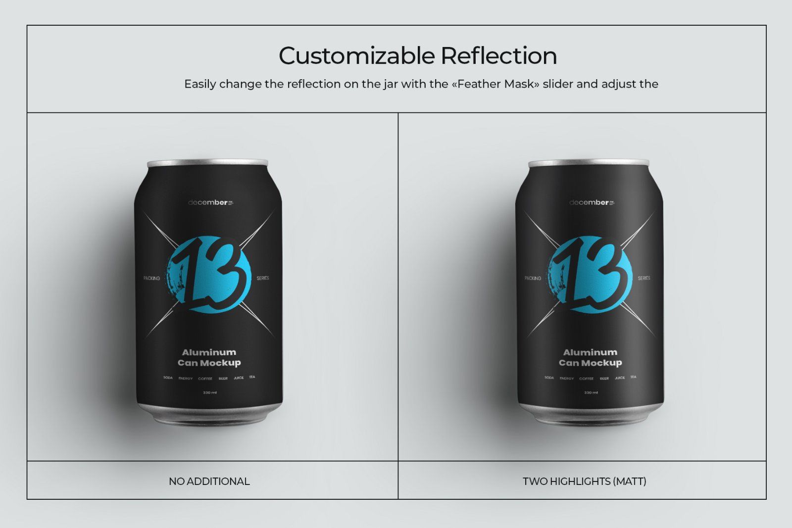 8 Mockups Aluminium Can — image 2